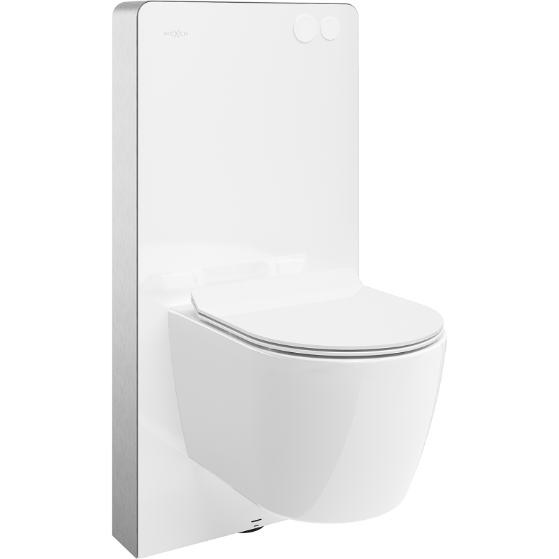 Mexen Carmen sada WC nadomítková pneumatická Tex Air G s WC mísou a pomalu padajícím sedátkem, bílá - 615030884000A-20