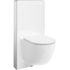 Mexen Lena nástenná sada WC tex Air G s pneumatickým rámem, WC mísou a pomalu klesající sedátko, bílá