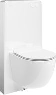 Mexen Lena Sada WC nad omítku, pneumatický rám Tex Air G s WC mísou a pomalu padajícím sedátkem, bílý