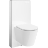 Mexen Rico nástěnná WC sada pneumatický rám Tex Air G s WC mísou Tornado a zpomaleným sedátkem bílá