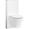 Mexen Rico nástěnná sada WC Tex Air G s mechanismem splachování Tornado a sedátkem pomalu zavírajícím se, bílá
