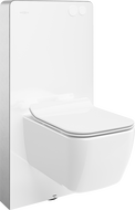 Mexen Stella nástěnná sada WC s pneumatickým rámem Tex Air G s WC mísou a pomalu sklopným sedátkem, bílá