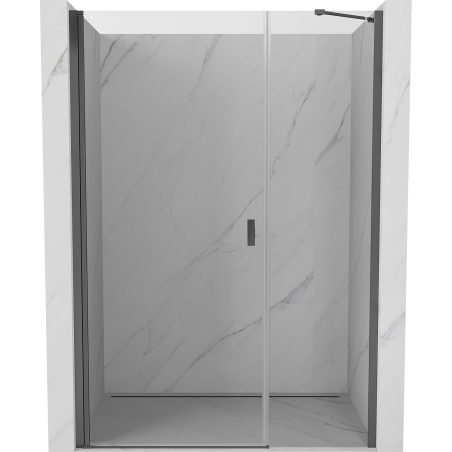 Mexen Mist-B sprchové dveře křídlové 105 cm, transparentní, gun metal - 8A2-105-001-95-00