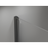 Mexen Mist-B sprchové dveře výkyvné 120 cm, průhledné, gun metal - 8A2-120-001-95-00