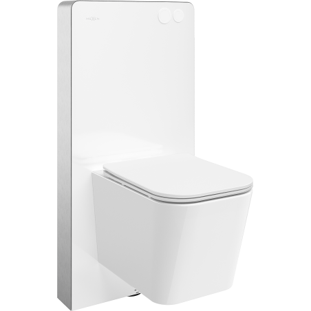 Mexen Teo WC nástěnný set pneumatický rám Tex Air G s WC mísou Tornado a pomalu uzavírajícím se sedátkem, bílý