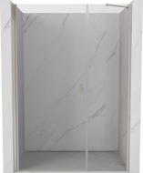 Mexen Mist-B sprchové dveře otočné 110 cm, průhledné, kartáčovaný nikl - 8A2-110-001-97-00