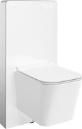Mexen Teo sada pro instalaci na stěnu WC s pneumatickým rámem Tex Air G s WC mísou Tornado a pomalu sklápěcím sedátkem,
