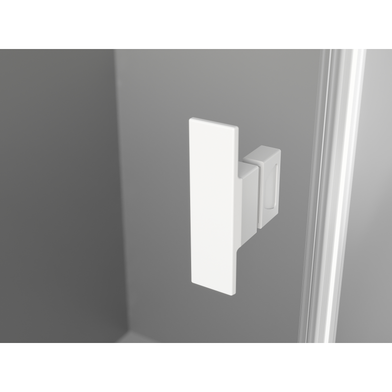 Mexen Mist-B sprchový kout sklopný 85 x 85 cm, transparentní, bílá - 8A2T-085-085-20-00