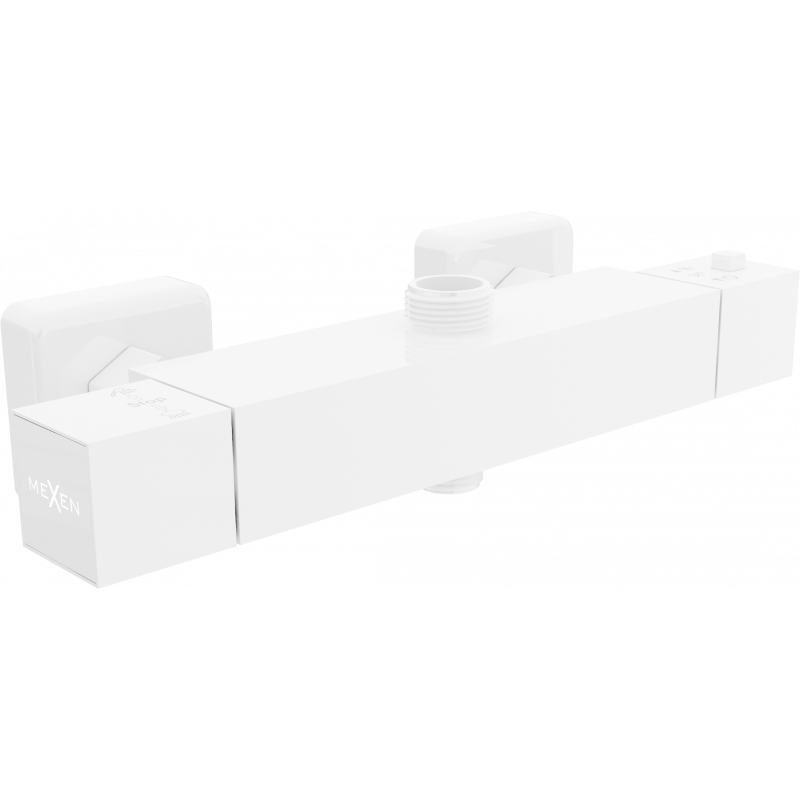 Mexen Cube termostatická sprchová baterie, bílá - 77250-20