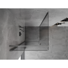 Mexen Mist-B sprchový kout skládací 70 x 70 cm, čirý, gun gray kartáčovaný - 8A2T-070-070-66-00