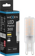 Mexen Aura LED žárovka G9, 3W, Teplá - 3000K, 300 lm - L120-G9-0330-01