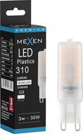 Mexen Aura LED žárovka G9, 3W, Neutrální - 4000K, 310 lm - L120-G9-0340-01