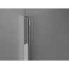 Mexen Kioto-Q sprchová stěna Walk-in 80 x 200 cm, transparentní 8 mm, chrom - 800-080-101-01-00-Q