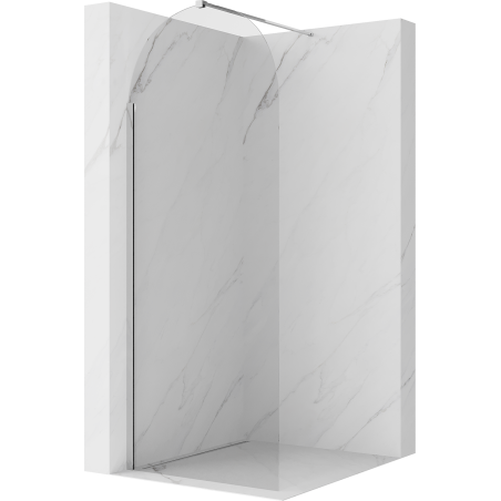 Mexen Kioto-Q sprchová stěna Walk-in 80 x 200 cm, transparentní 8 mm, chrom - 800-080-101-01-00-Q