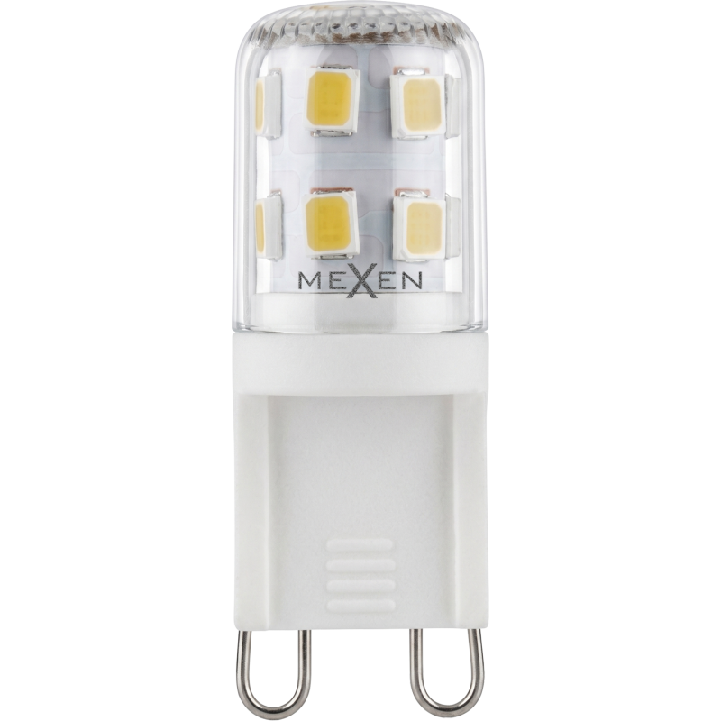 Mexen Aura Žárovka LED G9, 2,5W, Teplá - 3000K, 280 lm - L121-G9-0230-01
