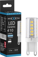 Mexen Aura LED žárovka G9, 3,5W, Studená - 6500K, 410 lm - L121-G9-0365-01