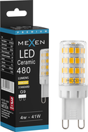 Mexen Aura LED žárovka G9, 4W, Teplá - 3000K, 480 lm - L121-G9-0430-01