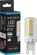Mexen Aura LED žárovka G9, 4,8W, Neutrální - 4000K, 610 lm - L121-G9-0540-01