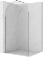 Mexen Kioto-Q sprchová zástěna Walk-in 100 x 200 cm, transparentní 8 mm, chrom - 800-100-101-01-00-Q