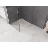 Mexen Kioto-Q sprchová zástěna Walk-in 90 x 200 cm, transparentní 8 mm, bílá - 800-090-101-20-00-Q