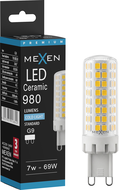 Mexen Aura LED žárovka G9, 7W, Studená - 6500K, 980 lm - L121-G9-0765-01
