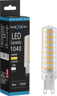 Mexen Aura LED žárovka G9, 8W, Teplá - 3000K, 1040 lm - L121-G9-0830-01