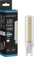 Mexen Aura LED žárovka G9, 8W, Studená - 6500K, 1060 lm - L121-G9-0865-01