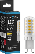 Mexen Aura Stmívatelná LED žárovka G9, 3,5W, Teplá - 3000K, 400 lm - L122-G9-0330-01