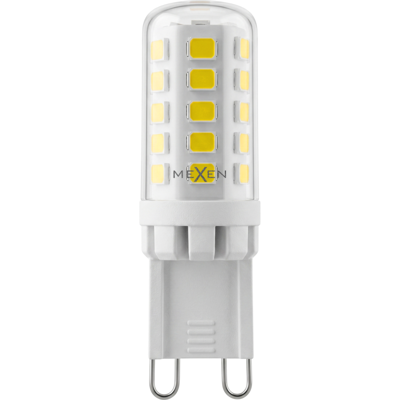 Mexen Aura Stmívatelná LED žárovka G9, 3,5W, Studená - 6500K, 410 lm - L122-G9-0365-01