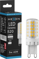 Mexen Aura LED žárovka stmívatelná G9, 5W, Neutrální - 4000K, 520 lm - L122-G9-0540-01