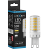 Mexen Aura Stmívatelná LED žárovka G9, 5W, Studená - 6500K, 520 lm - L122-G9-0565-01