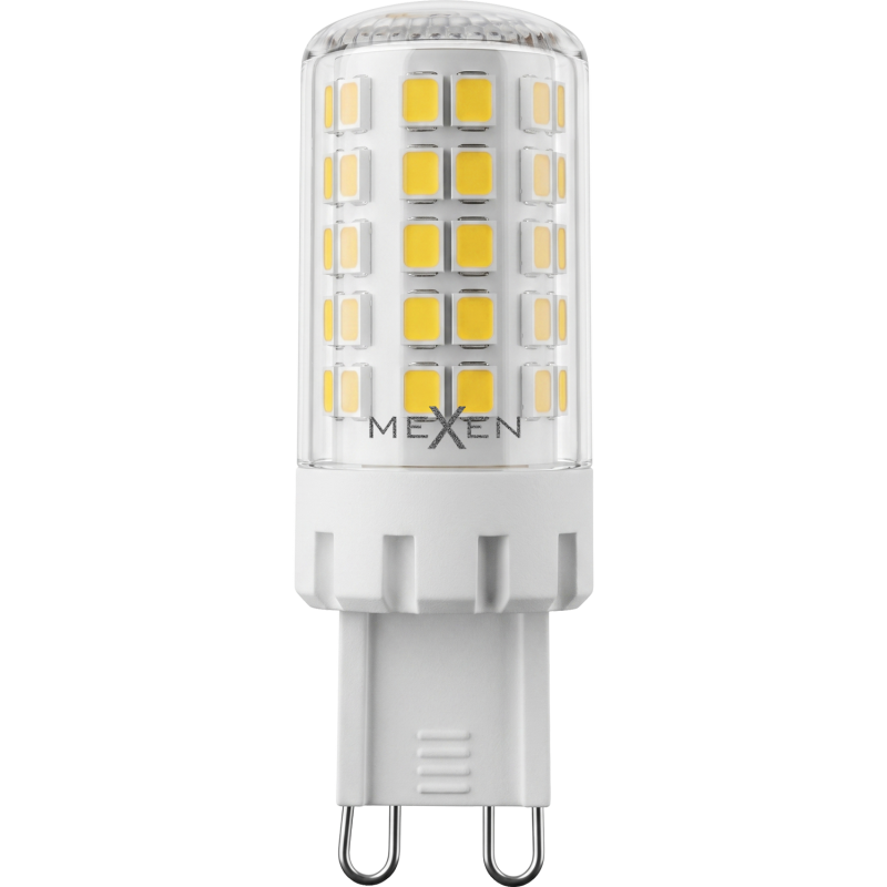 Mexen Aura Stmívatelná LED žárovka G9, 5W, Studená - 6500K, 520 lm - L122-G9-0565-01
