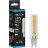 Mexen Aura Žárovka LED stmívatelná G9, 6W, Teplá - 3000K, 750 lm - L122-G9-0630-01