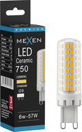 Mexen Aura Žárovka LED stmívatelná G9, 6W, Teplá - 3000K, 750 lm - L122-G9-0630-01