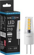 Mexen Oris LED žárovka G4, 1,7W, Neutrální - 4000K, 210 lm - L115-G4-0140-02