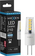 Mexen Oris LED žárovka G4, 1,7W, Studená - 6500K, 210 lm - L115-G4-0165-02