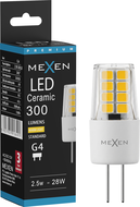 Mexen Oris LED žárovka G4, 2,5W, Teplá - 3000K, 300 lm - L115-G4-0230-01