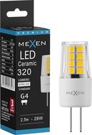 Mexen Oris LED žárovka G4, 2,5W, Neutrální - 4000K, 320 lm - L115-G4-0240-01