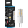 Mexen Oris LED žárovka G4, 3W, Teplá - 3000K, 360 lm - L115-G4-0330-01