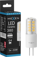 Mexen Oris LED žárovka G4, 3W, Neutrální - 4000K, 380 lm - L115-G4-0340-01