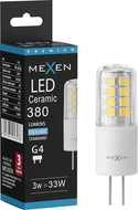 Mexen Oris LED žárovka G4, 3W, Studená - 6500K, 380 lm - L115-G4-0365-01