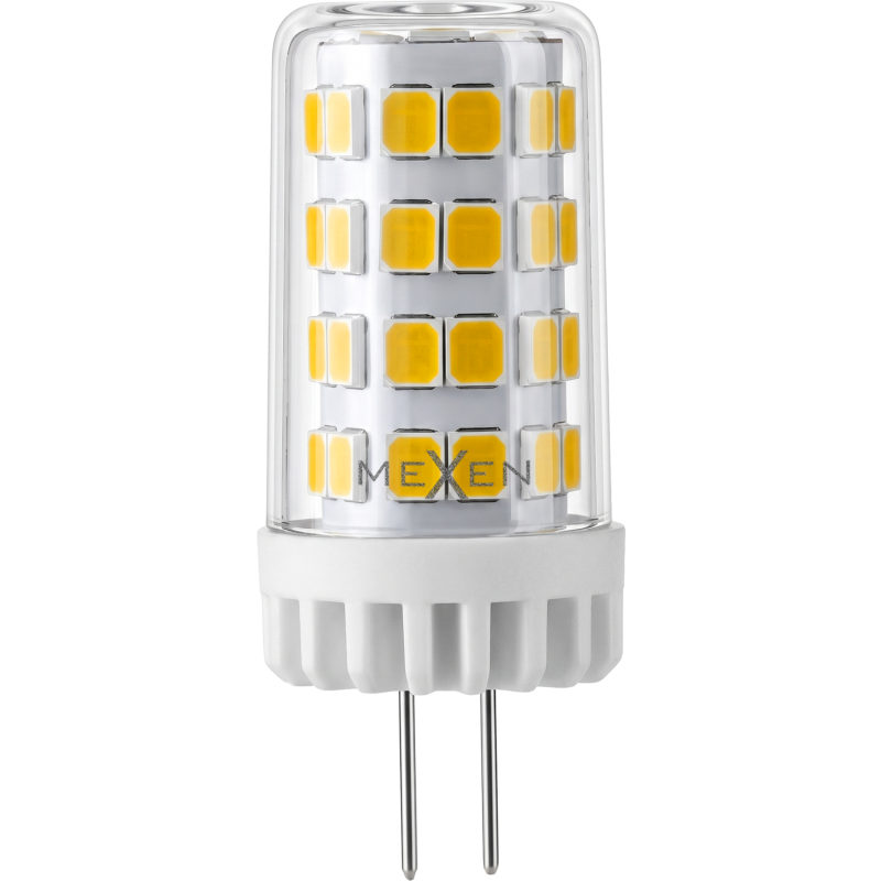 Mexen Oris LED žárovka G4, 4W, Teplá - 3000K, 480 lm - L115-G4-0430-01