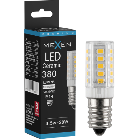 Mexen Aura LED žárovka E14, 3,5W, Neutrální - 4000K, 380 lm - L121-E14-0340-01