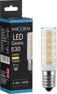 Mexen Aura LED žárovka E14, 4,8W, Teplá - 3000K, 530 lm - L121-E14-0530-01