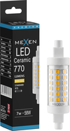 Mexen Vega Stmívatelná LED žárovka R7S, 7 W, Teplá - 3000K, 770 lm - L125-R7S-0730-01