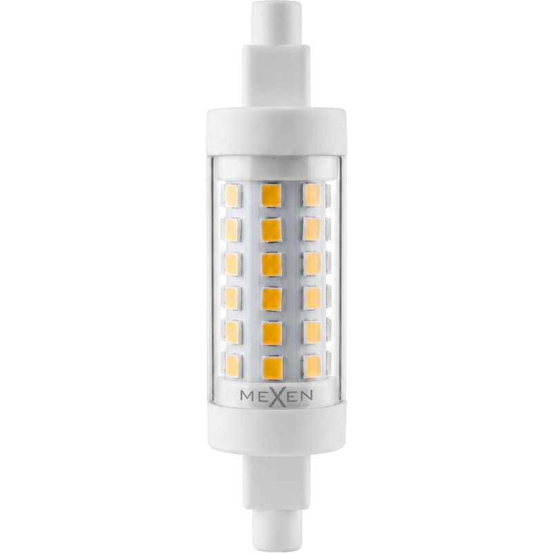 Mexen Vega Stmívatelná LED žárovka R7S, 7 W, Teplá - 3000K, 770 lm - L125-R7S-0730-01