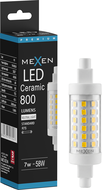 Mexen Vega Stmívatelná LED žárovka R7S, 7W, Neutrální - 4000K, 800 lm - L125-R7S-0740-01