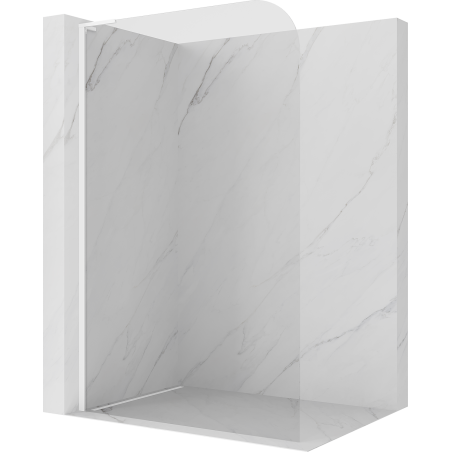Mexen Kioto-P L sprchová stěna Walk-in 80 x 200 cm, transparentní 8 mm, bílá - 800-080-103-20-00-P