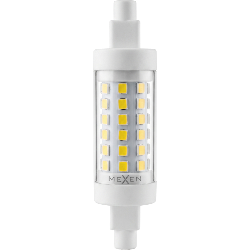 Mexen Vega Stmívatelná LED žárovka R7S, 7W, Studená - 6500K, 800 lm - L125-R7S-0765-01
