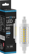 Mexen Vega Stmívatelná LED žárovka R7S, 7W, Studená - 6500K, 800 lm - L125-R7S-0765-01